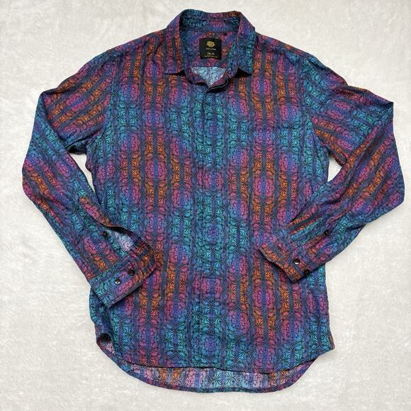 YELLOW Other - YELLOW Clothing Bangladesh multicolored floral striped long sleeve button down M
